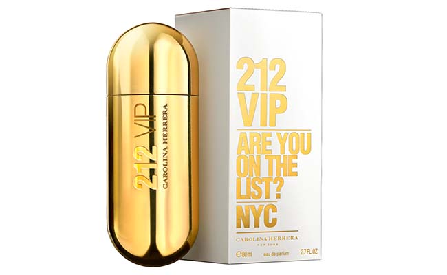 Perfume 212 Vip Carolina Herrera 50ml por R$ 299,00 na <a href="http://www.shopluxo.com.br/212-vip-eau-de-parfum-feminino-15497/p" target="blank_">Shop Luxo</a>