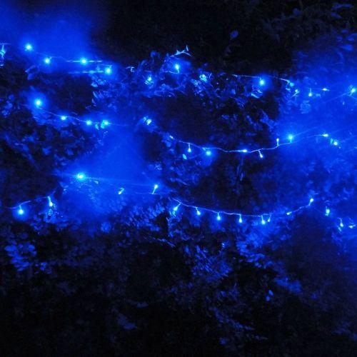 Parpadeantes LED azules 100, 10 metros por $ 34.96 en Walmart