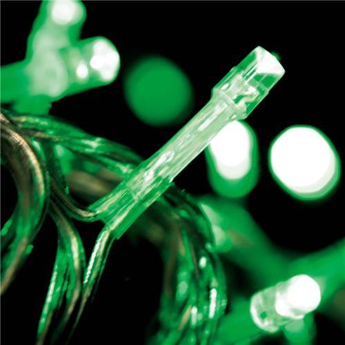 espinal brillante económica, 50 LEDs verdes para R $ 25,90 en extra