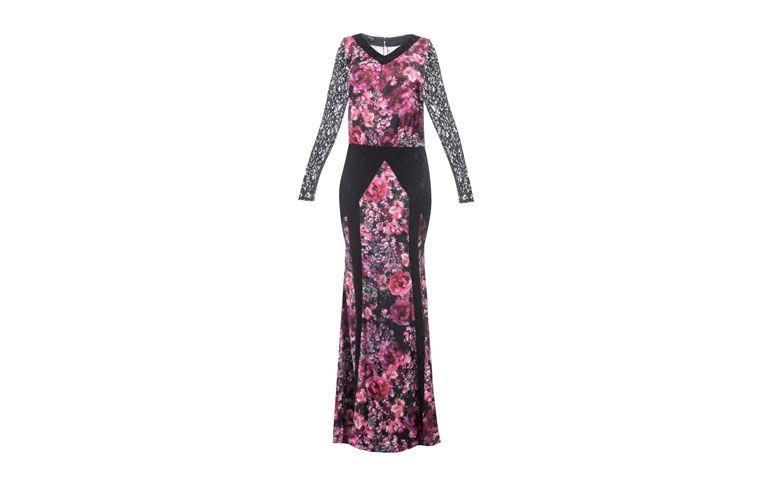 Vestido com renda por R$1189 na <a href="http://shoponline.iorane.com.br/vestido-longo-renda-estampa-floral-rosa-219/p?cc=16" target="blank_">Iorane</a>