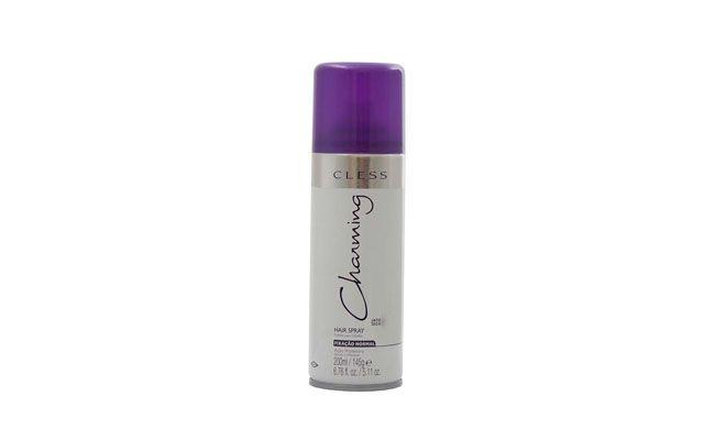 Cless Spray Charming por R$18,90 na <a href="http://www.lojasrede.com.br/hair-spray-charming-normal-400ml-7324.aspx/p" target="_blank">Lojas Rede</a>