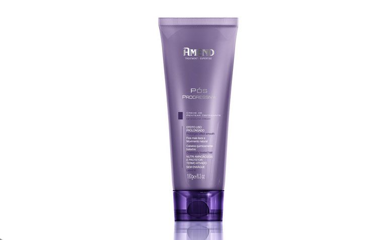 Creme de pentear Amend por R$21,99 na <a href="http://www.casanostracosmeticos.com.br/cabelos/finalizadores-66/creme-de-pentear-defrizante-amend-pos-progressiva-efeito-liso-prolongado-180g.html" target="_blank">Casa Nostra Cosméticos</a>