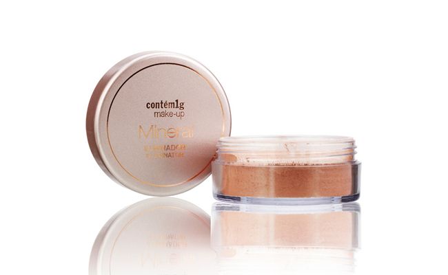 Pó iluminador Mineral Iluminador por R$57 na <a href="http://www.contem1g.com.br/produtos/familia/40/mineral-iluminador/detalhes" target="_blank">Contém 1g</a>