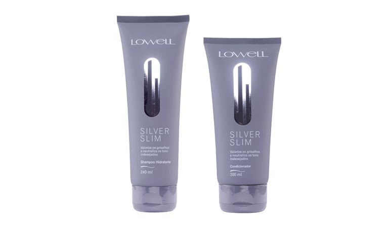 Shampoo e condicionador Silver Slim Lowell por R$187,31 na <a href="http://www.docebeleza.com.br/lowell/lowell-silver-slim/lowell-silver-slim-kit-duo/p4622-d1325/" target="_blank">Doce Beleza</a>