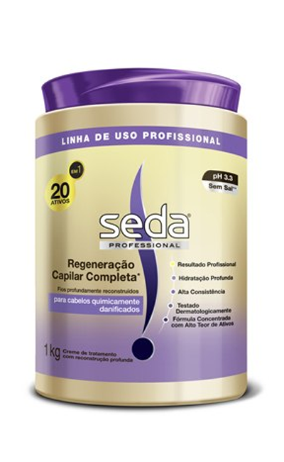 Máscara Regeneração Capilar Completa, da Seda | R$ 12