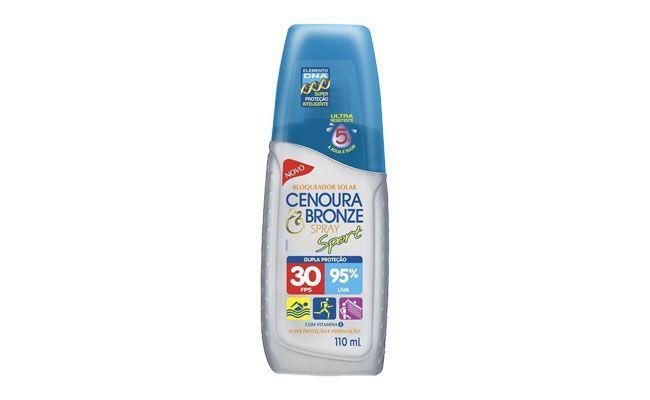 Protetor Solar Cenoura & Bronze Spray por R$27,28 na <a href="http://www.onofre.com.br/protetor-solar-cenoura-bronze-spray-sport-fps30-110ml/5175/05" target="blank_">Onofre</a>