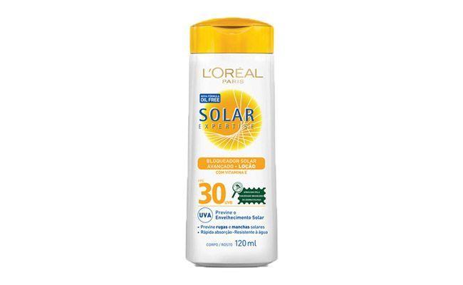 Bloqueador Solar Loréal Expertise por R$29,90 na <a href="http://www.netfarma.com.br/Produto/19840/bloqueador-solar-loreal-expertise-avancado-fps-30-locao-oil-free?gclid=CI31n8-9qLwCFZBj7Aod43MA3Q" target="blank_">Netfarma</a>