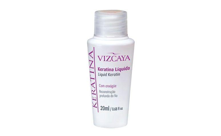 Queratina Líquida Vizcaya por R$ 10,90 na <a href="https://www.vizcaya.com.br/pt-br/keratina/keratina-liquida"target="_blank">loja da Vizcaya</a>