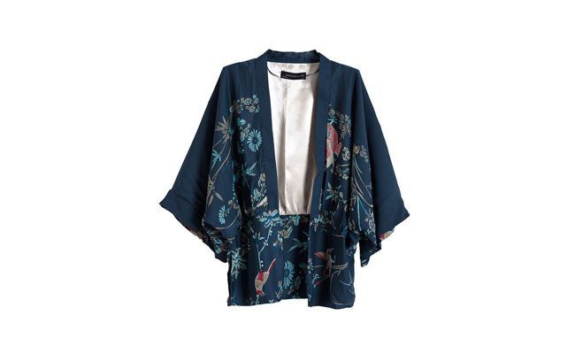 Quimono cardigan por US $ 25.67 na <a href="http://pt.aliexpress.com/item/European-style-2013-new-fall-Phoenix-printed-kimono-kimono-cardigan-irregular-Shirts-Tops-Women/1190483056.html" target="_blank">Ali Express</a>