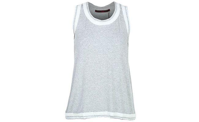 Regata Eva por R$179 na <a href="http://www.fashiondelivery.com.br/regata-eva-vies-duplo-mescla-183665/p" target="blank_">Fashion Delivery</a>