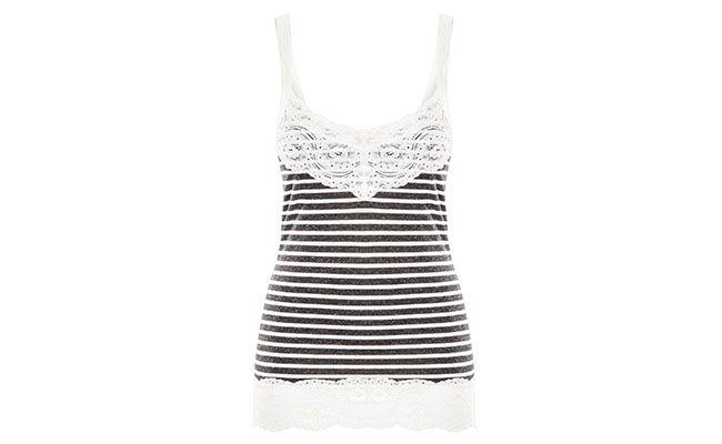 Regata MOB por R$129 na <a href="http://www.shop2gether.com.br/regata-lock-listrado-decote-e-alca-renda-gd.html" target="blank_">Shop2gether</a>