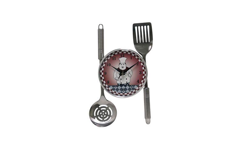 Relógio de parede Prestige por R$88,75 na <a href="http://www.shoptime.com.br/produto/123149657/relogio-de-parede-prestige-analogico-cozinheiro-com-talheres-do-lado-de-fora-12558" target="blank_">Shoptime</a>