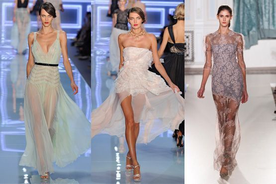 Modelos da Dior e Erdem
