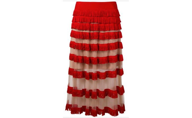 Jupe midi de tulle pour R 664,00 $ en Farfetch