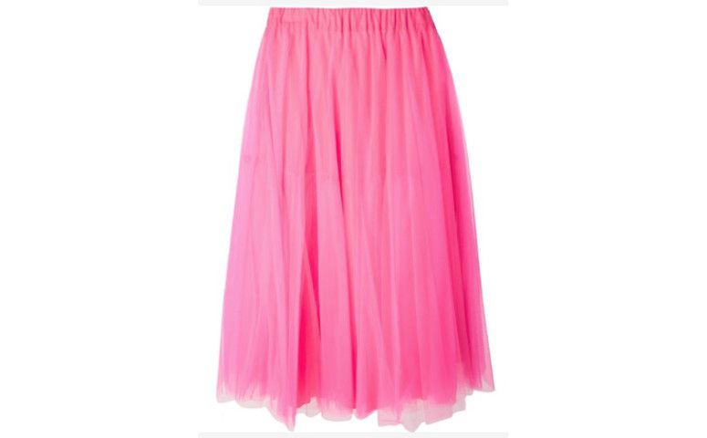 jupe en tulle rose par R 1,360.00 $ en Farfetch