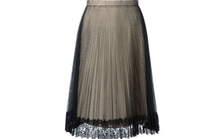 jupe en tulle avec des plis pour R $ 5050.00 en Farfetch