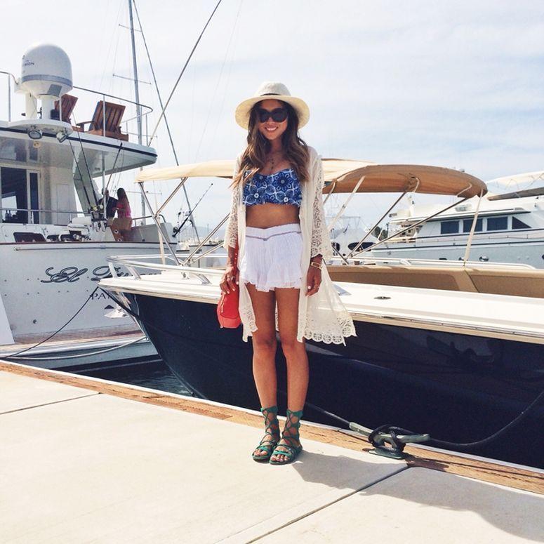 Foto: Reprodução / <a href="http://www.songofstyle.com/2014/05/yacht-ride-los-cabos-mexico.html" target="_blank">Song of Style</a>