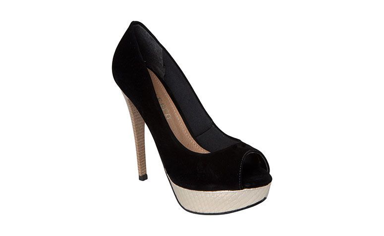 Peep toe setengah kaki FiveBlu oleh R $ 62,90 di Dafiti