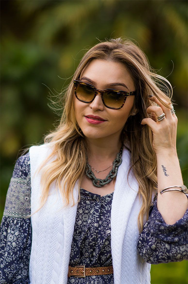Foto: Reprodução / <a href="http://chatadegalocha.com/2015/06/look-da-lu-boho-e-franjas/" target="_blank">Chata de Galocha</a>
