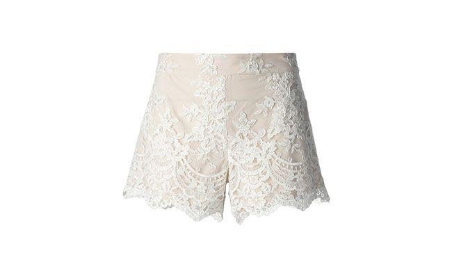 modelo de short com renda