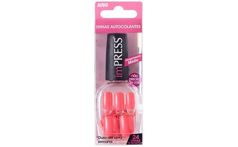 Unhas Postiças First Kiss Autocolantes Impress Medium Lighten Up por R$ 18,32 no <a href="http://www.submarino.com.br/produto/112657568/unhas-posticas-first-kiss-autocolantes-impress-medium-lighten-up" target="blank_">Submarino</a>