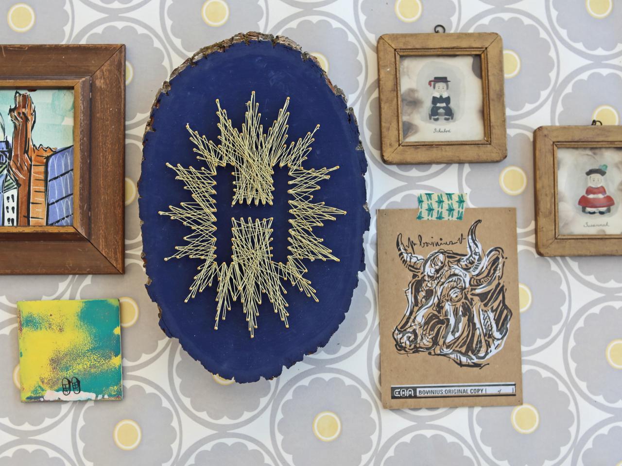 Foto: Reprodução / <a href="http://www.hgtv.com/design/make-and-celebrate/handmade/make-your-own-monogrammed-string-art" target="_blank">Hgtv</a>