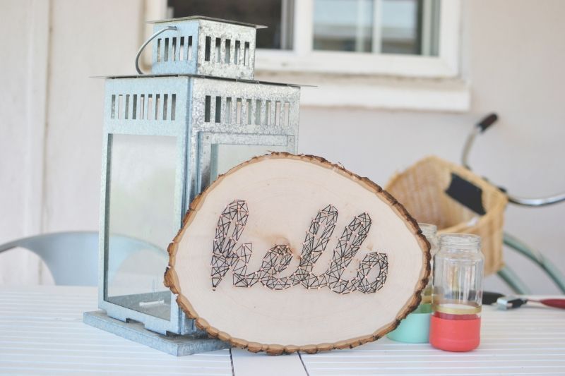 Foto: Reprodução / <a href=" http://iamlikehearted.com/2013/04/19/diy-string-art/" target="_blank">I am like hearted</a>