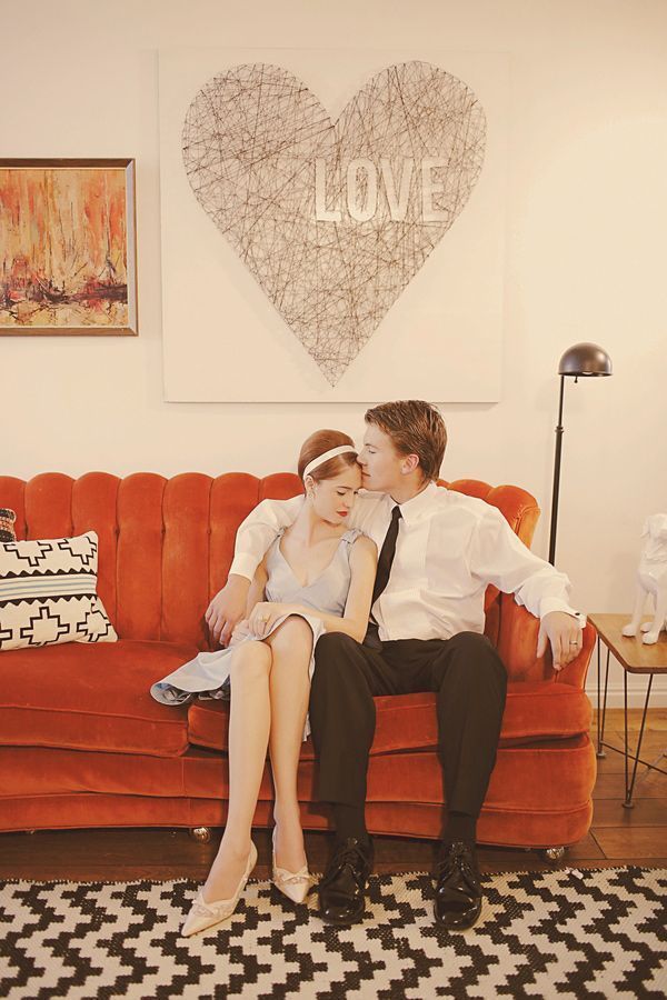 Foto: Reprodução / <a href="http://ruffledblog.com/mid-century-mod-wedding-ideas/" target="_blank">Ruffled Blog</a>