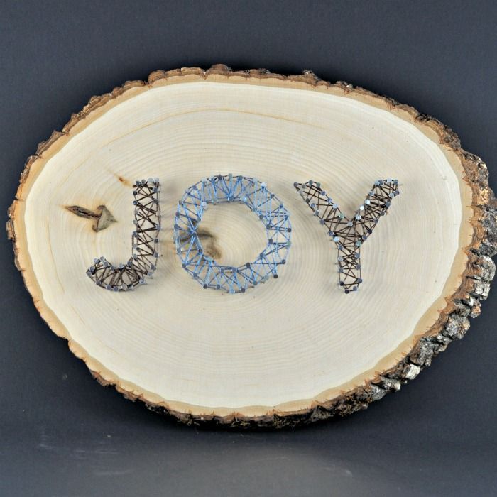 Foto: Reprodução / <a href="http://www.suburble.com/2013/11/joy-string-art.html" target="_blank">Suburble</a>