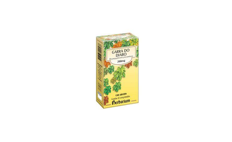 Garra do diabo em cápsulas por R$31,17 na <a href="http://www.ultrafarma.com.br/produto/detalhes-2392/garra_do_diabo_herbarium_200_mg_com_45_capsulas.html" target="blank_">Ultrafarma</a>