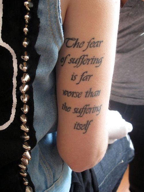 Foto: Reprodução / <a href="http://tattoos-ideas.net/the-fear-of-suffering/" target="_blank">Tattoos ideas</a>