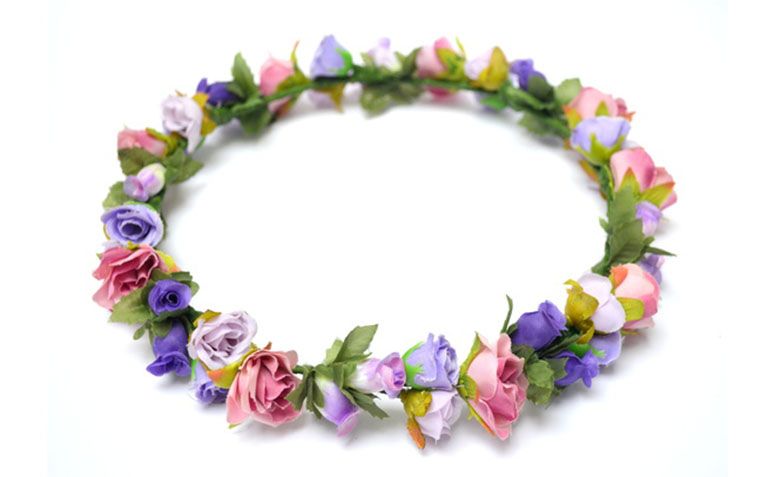 Coroa Rosa e Lilás por R$55,00 no <a href="http://www.elo7.com.br/colecao-4-estacoes-coroa-primavera/dp/47B0E3" target="_blank">Elo 7</a>