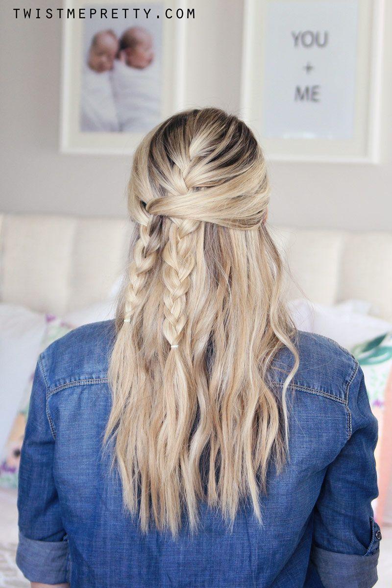 Foto: Reprodução / <a href="http://www.twistmepretty.com/2015/08/easy-back-to-school-hairstyle.html" target="_blank">Twist me pretty</a>