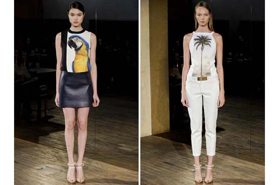 Estampas de araras e coqueiros marcam presença neste verão.