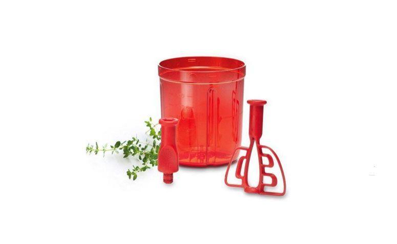 Tupperware Prolongador Turbo Chef por R$43,30 na <a href="http://www.mundotupperware.com.br/tupperware-prolongador-turbo-chef-vermelho/p" target="blank_">Mundo Tupperware</a>