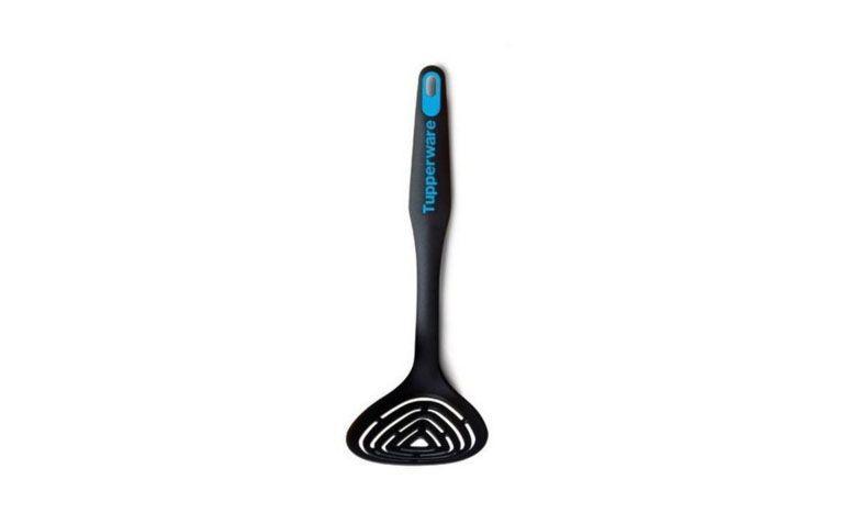 Tupperware Escumadeira Preto e Azul por R$50 na <a href="http://www.mundotupperware.com.br/tupperware-escumadeira-preto-e-azul/p" target="blank_">Mundo Tupperware</a>