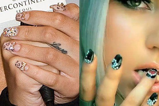 Assim como Rihanna e Lady Gaga, Katy Perry, Fergie, Paris Hilton e Lindsay Lohan também aderiram a moda das unhas japonesas