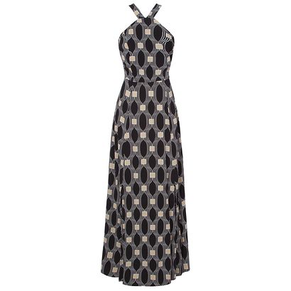 Vestido Totem Vilare por R$389,00 na <a href="https://www.oqvestir.com.br/vestido-longo-totem-vilare-preto.html " target="blank_"> OQVestir </a>