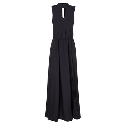 Vestido fenda por R$309,00 na <a href="https://www.oqvestir.com.br/vestido-longo-fenda-market-33-preto.html " target="blank_">OQVestir</a>