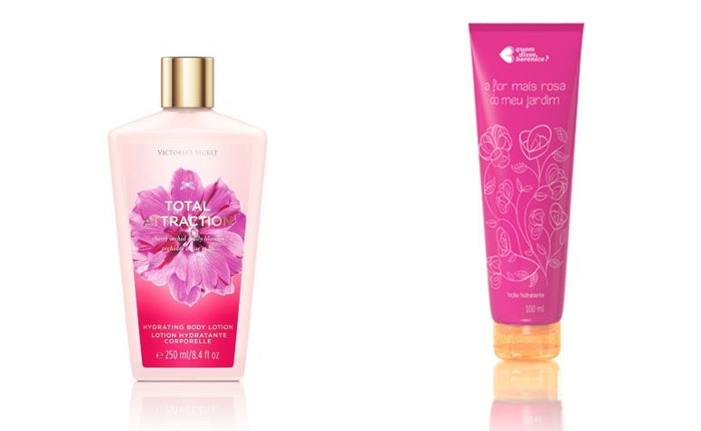 A brasileira Quem disse, Berenice? tem vários produtos fofos e com embalagens coloridas e também tem seu hidratante corporal com fragrâncias florais.