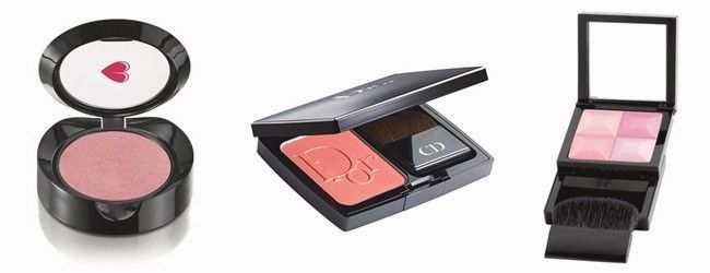 Rosinha por R$35,90 na QDB | Dior Rose Cherie por R$217 na Sépha | Givenchy Le Prisme Éclat Couler por R$179 na Sephora