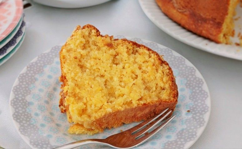 Bolo de fubá com milho. Foto: Reprodução / O melhor restaurante do mundo