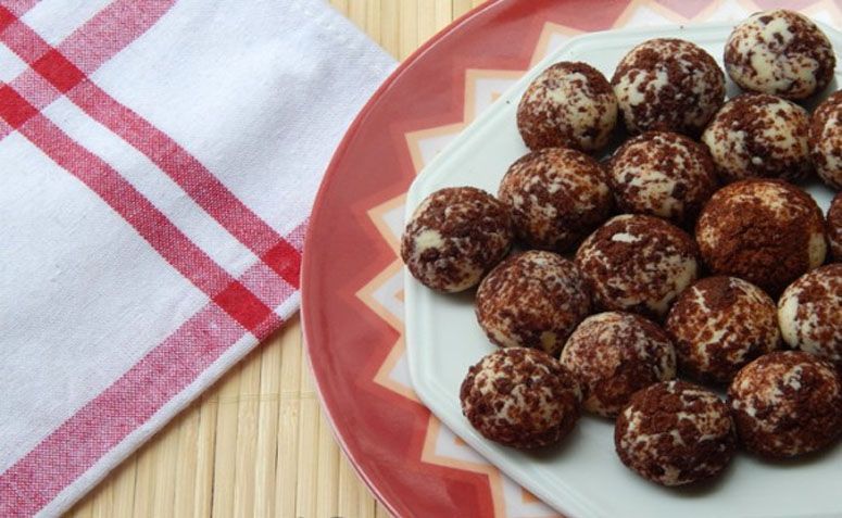 Docinho de leite em pó com ovomaltine. Foto: Reprodução / Receitas que amo