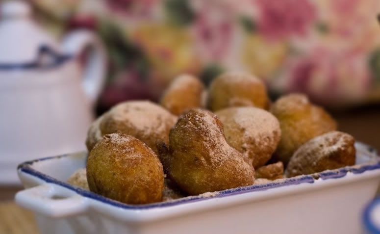 Bolinho de chuva vegano. Foto: Reprodução / Presunto Vegatariano