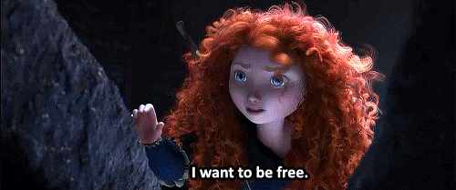 "Eu quero ser livre." Foto: Reprodução/Giphy