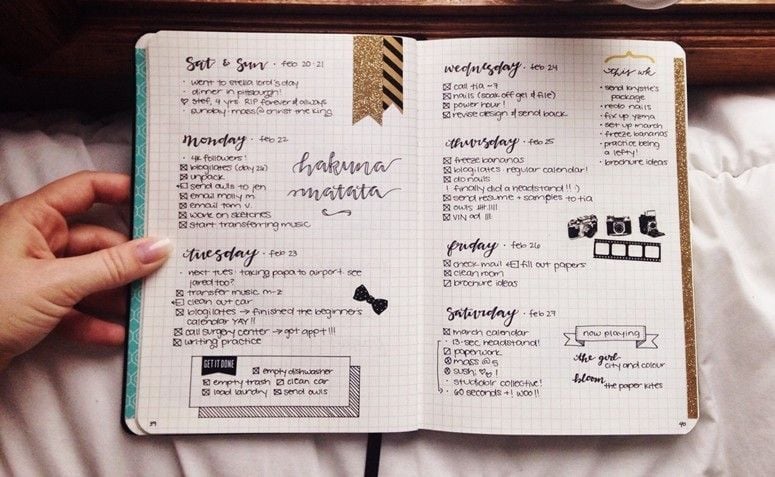 Conheça o bullet journal, ferramenta fofa para organização do seu dia