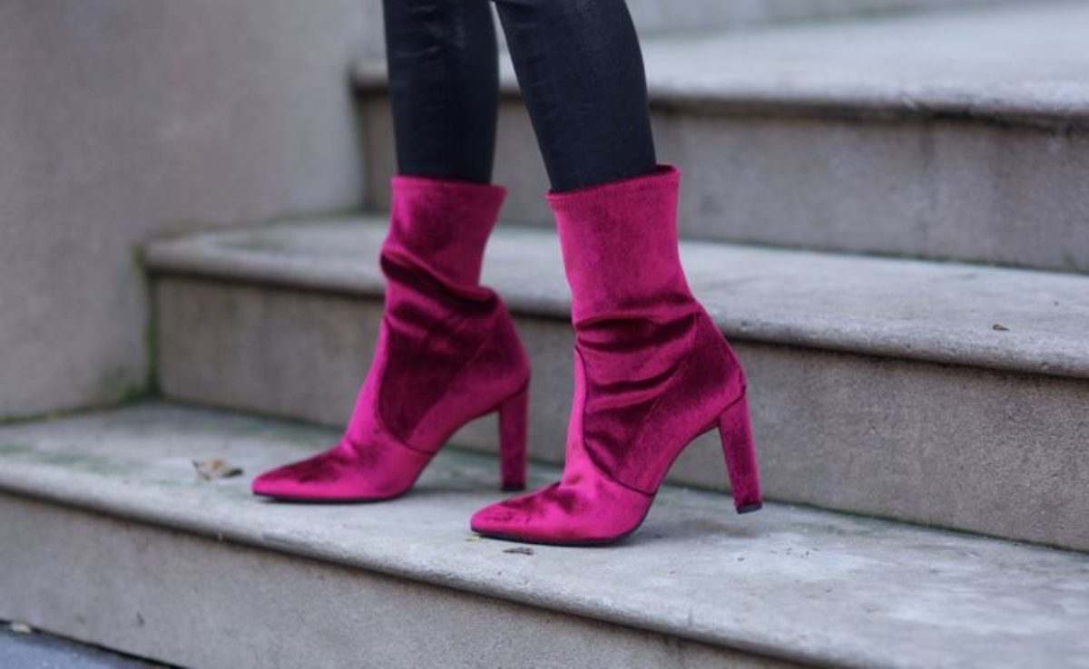 bota cano curto feminina passarela