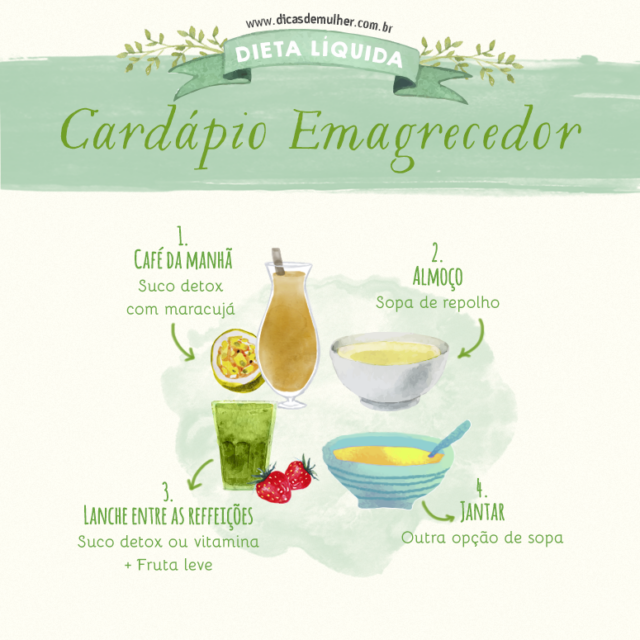 Dieta líquida: 3 cardápios para emagrecer ou desintoxicar já