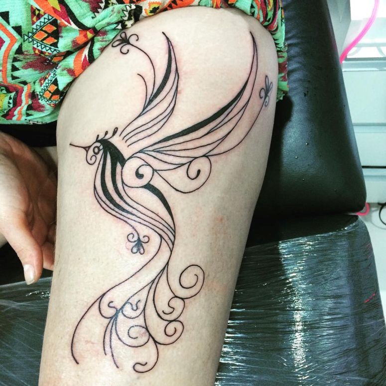 55 tatuagens de fênix femininas para inspirar a sua