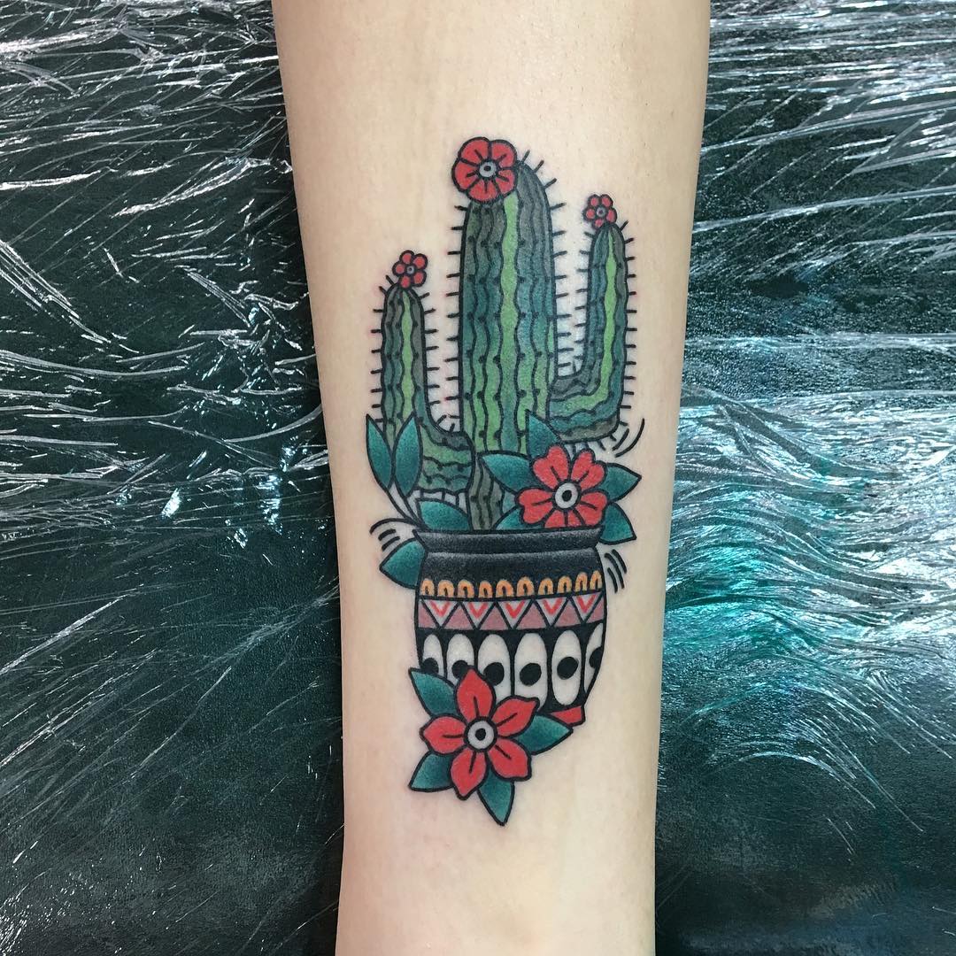 45 Tatuagens de Cactos que Você vai AMAR! [Desenhos e Fotos]